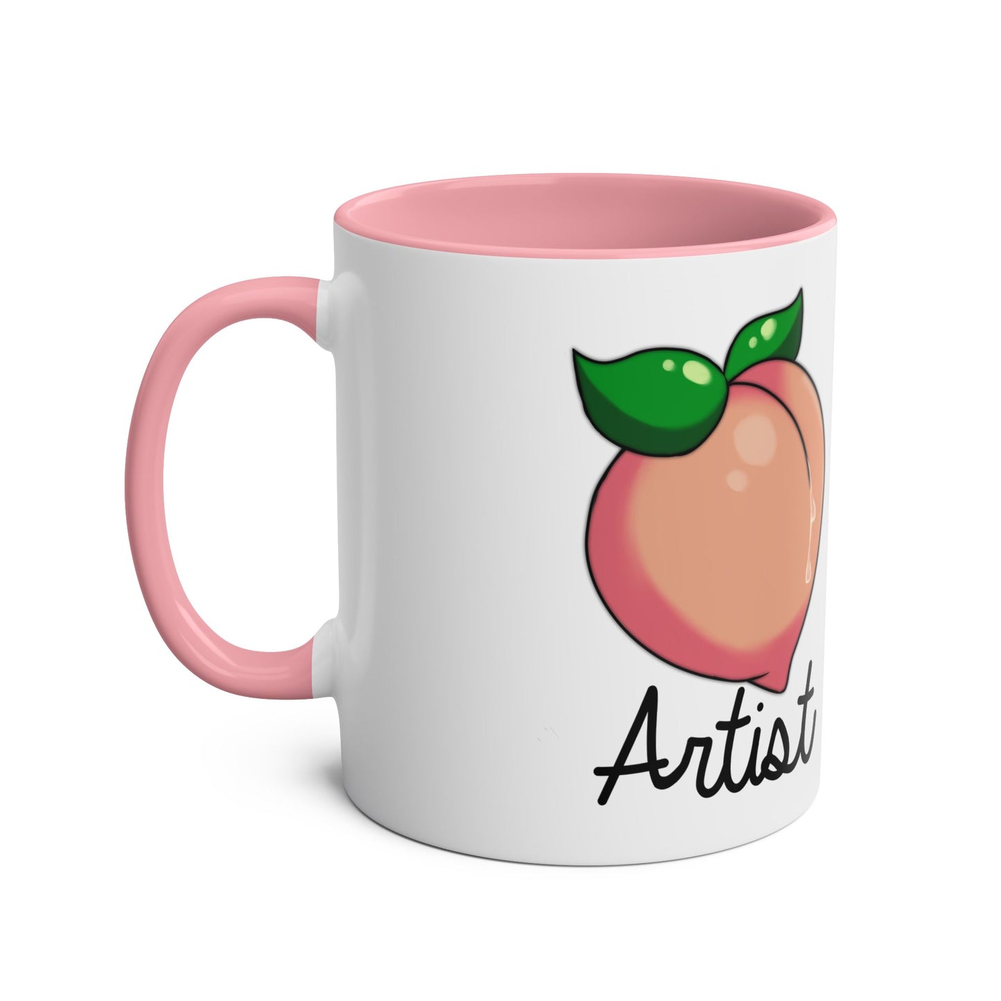 Peach Artist Mug, 11oz