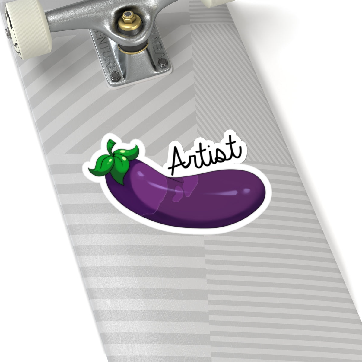 Eggplant Artist Sticker