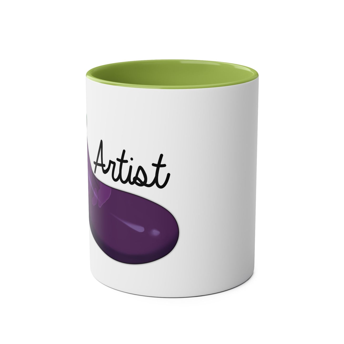 Eggplant Artist Mug, 11oz