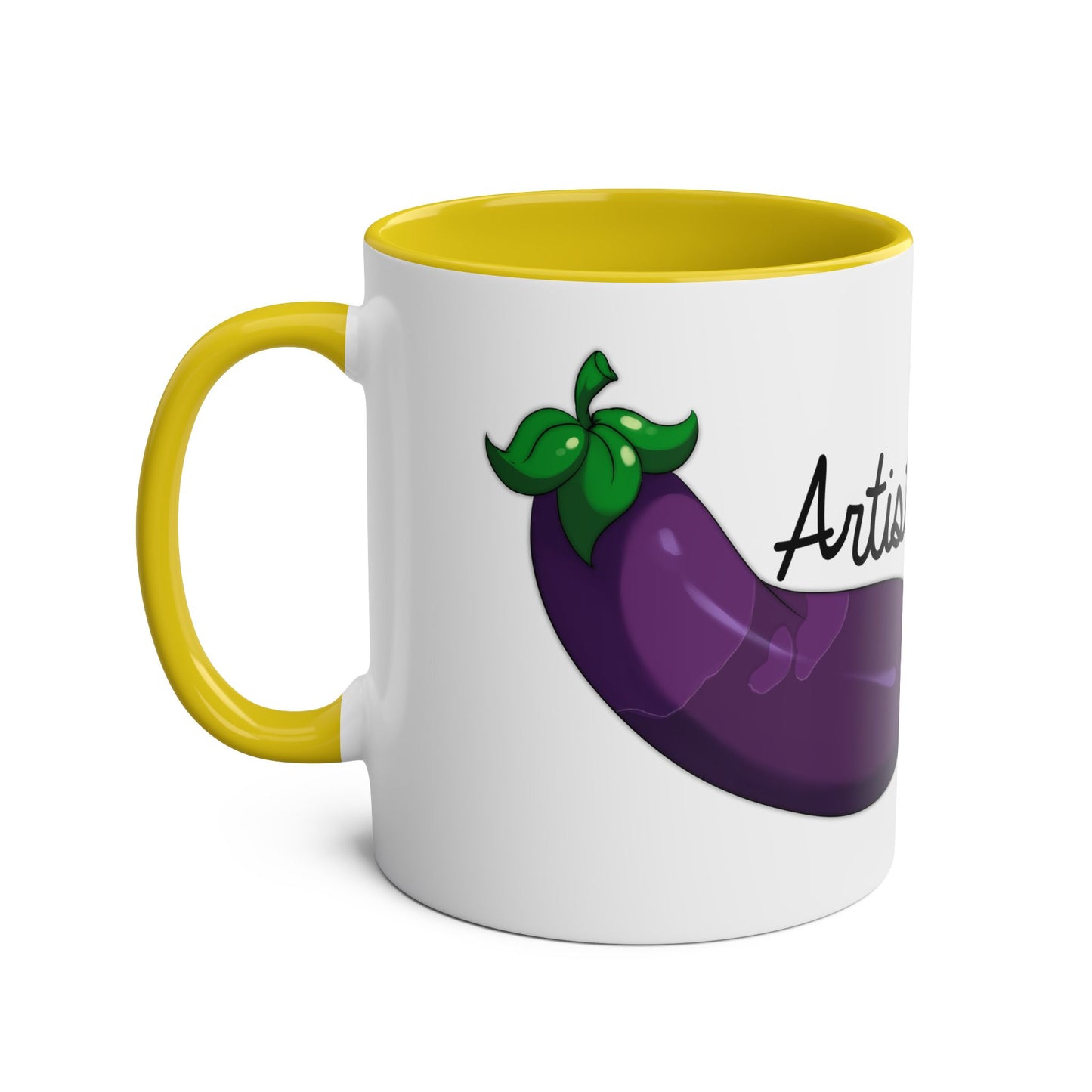 Eggplant Artist Mug, 11oz