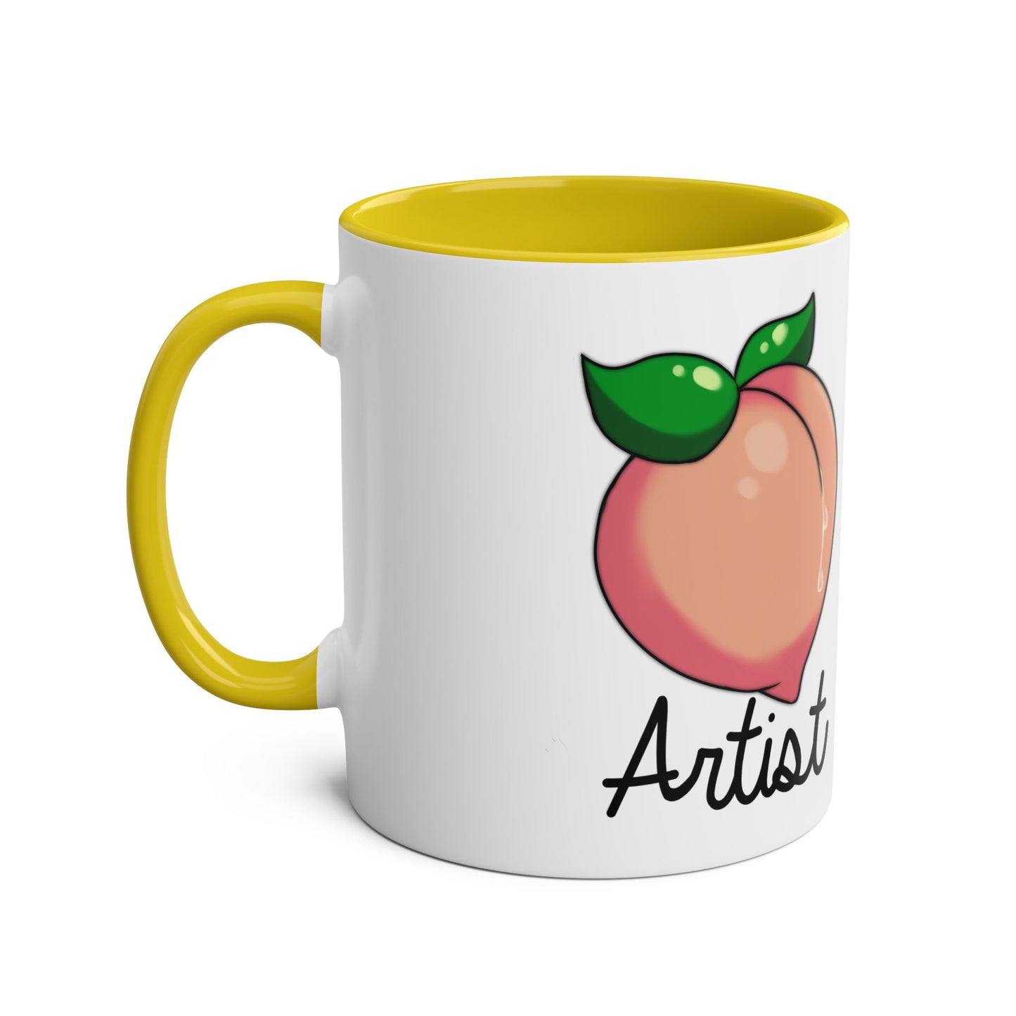 Peach Artist Mug, 11oz