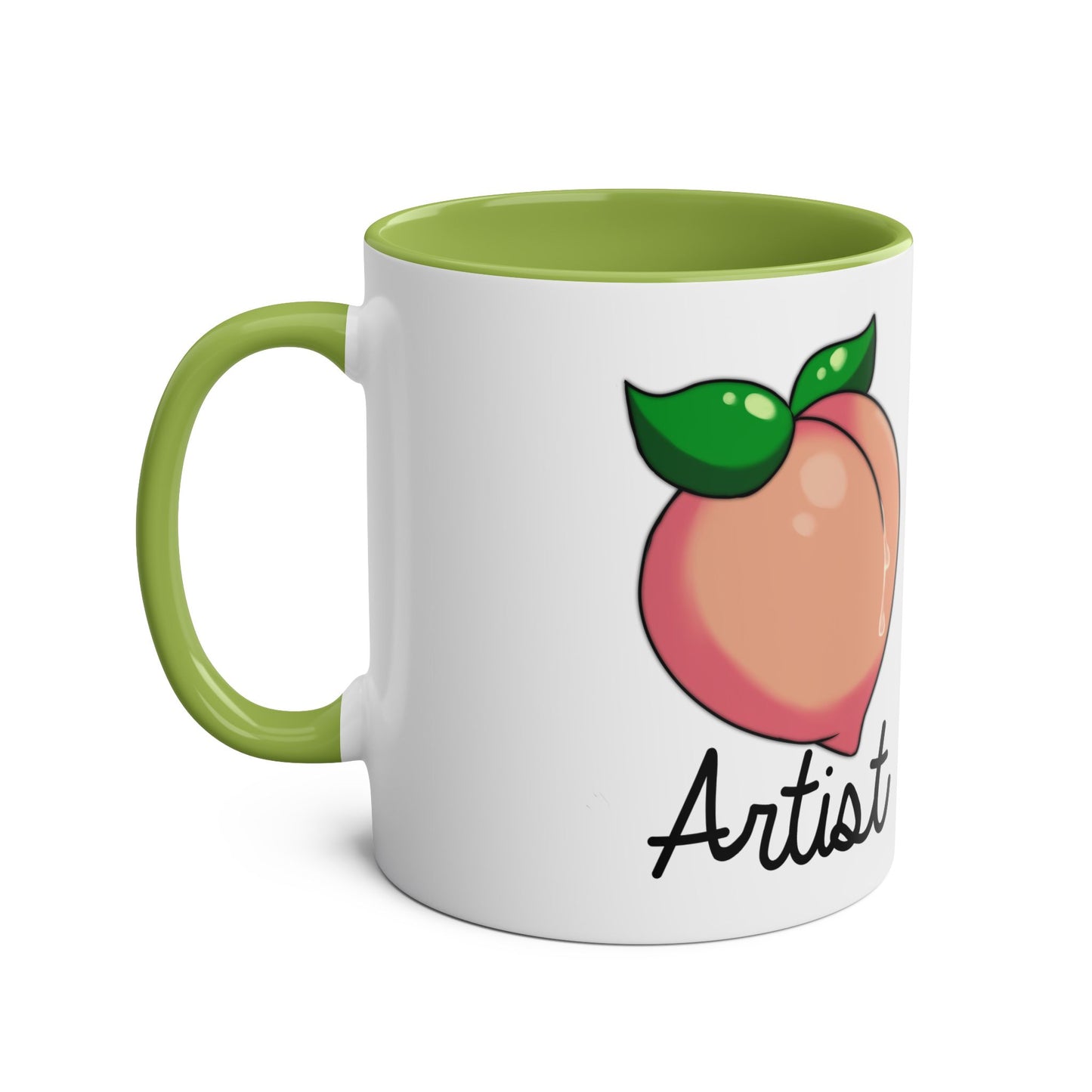 Peach Artist Mug, 11oz