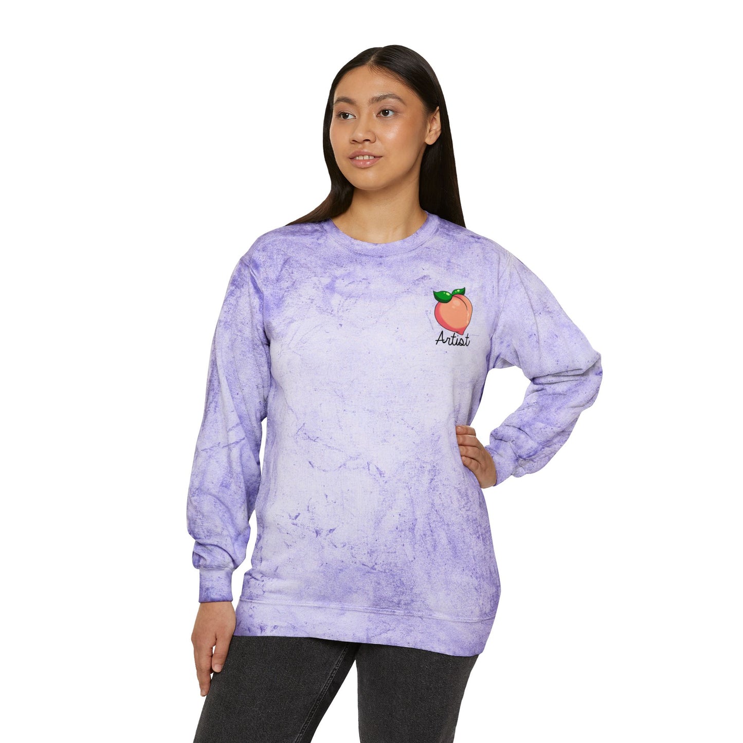 Peach Artist Sweatshirt