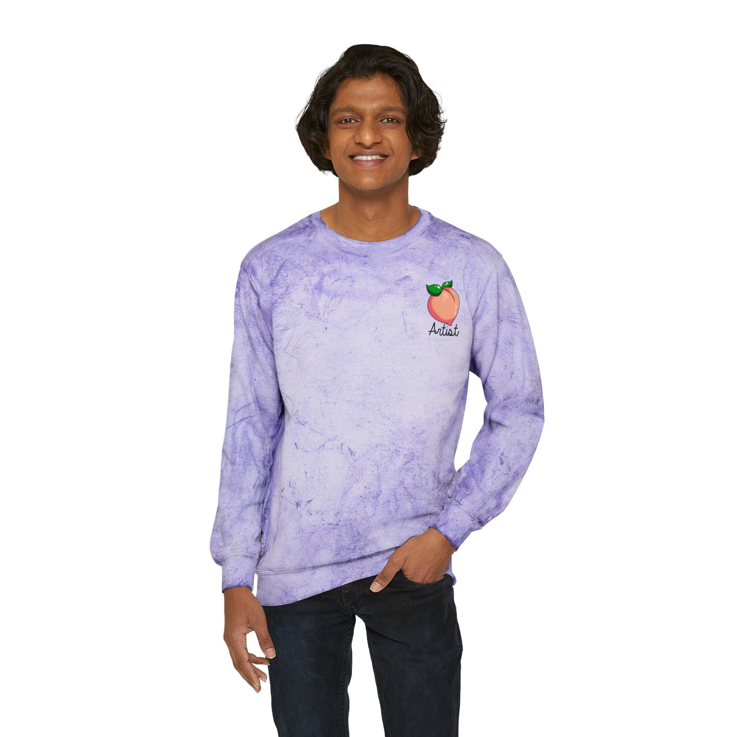 Peach Artist Sweatshirt