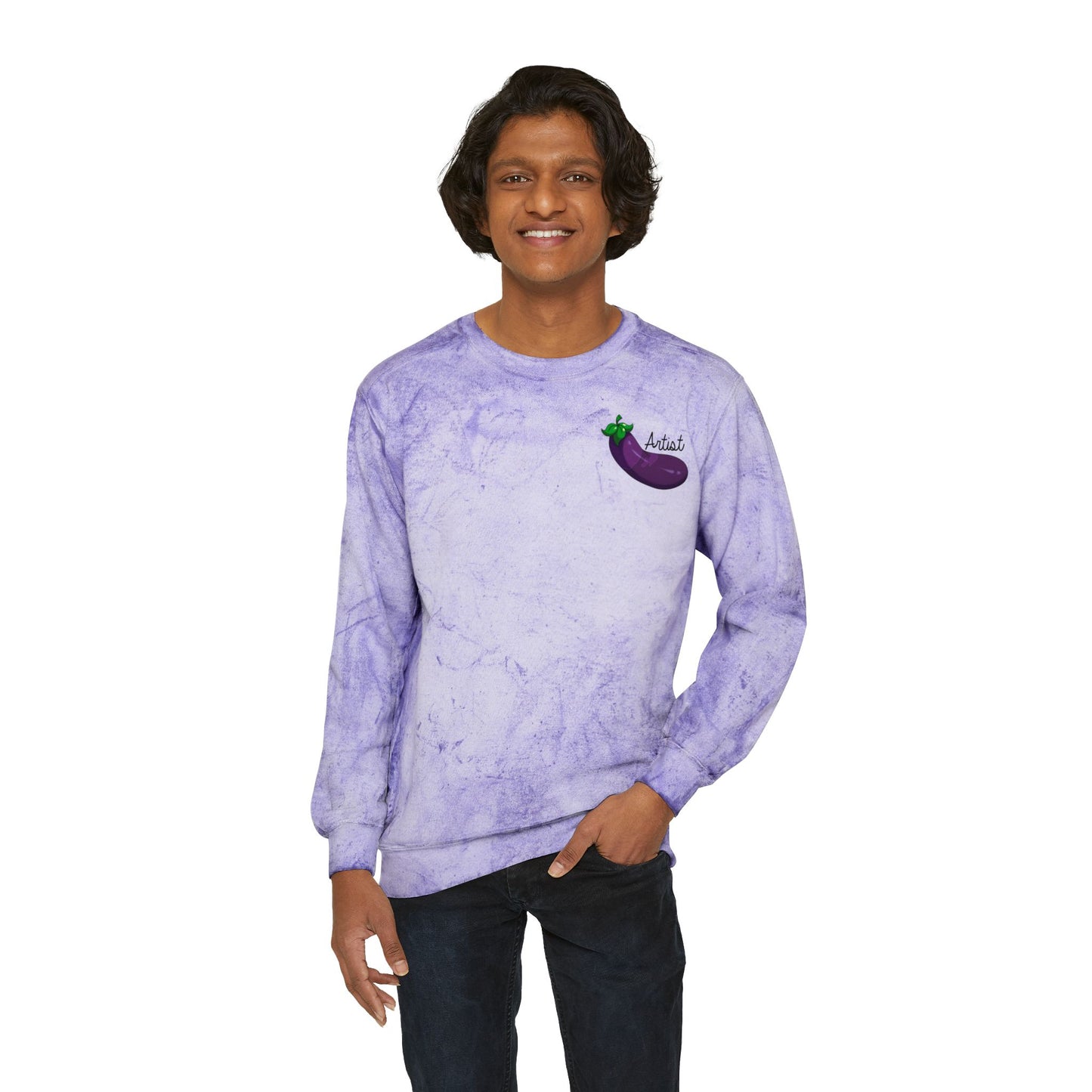 Eggplant Artist Sweatshirt