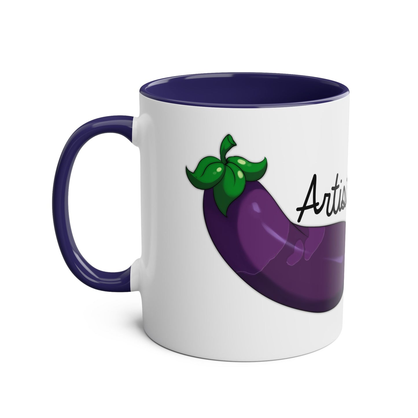 Eggplant Artist Mug, 11oz