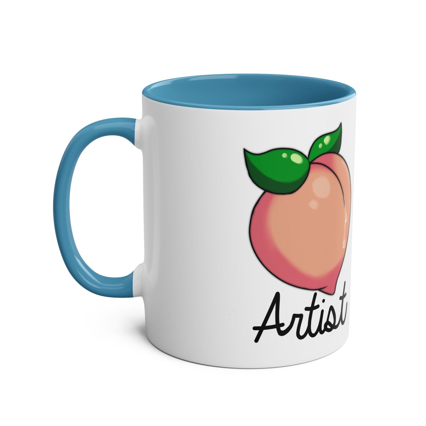 Peach Artist Mug, 11oz