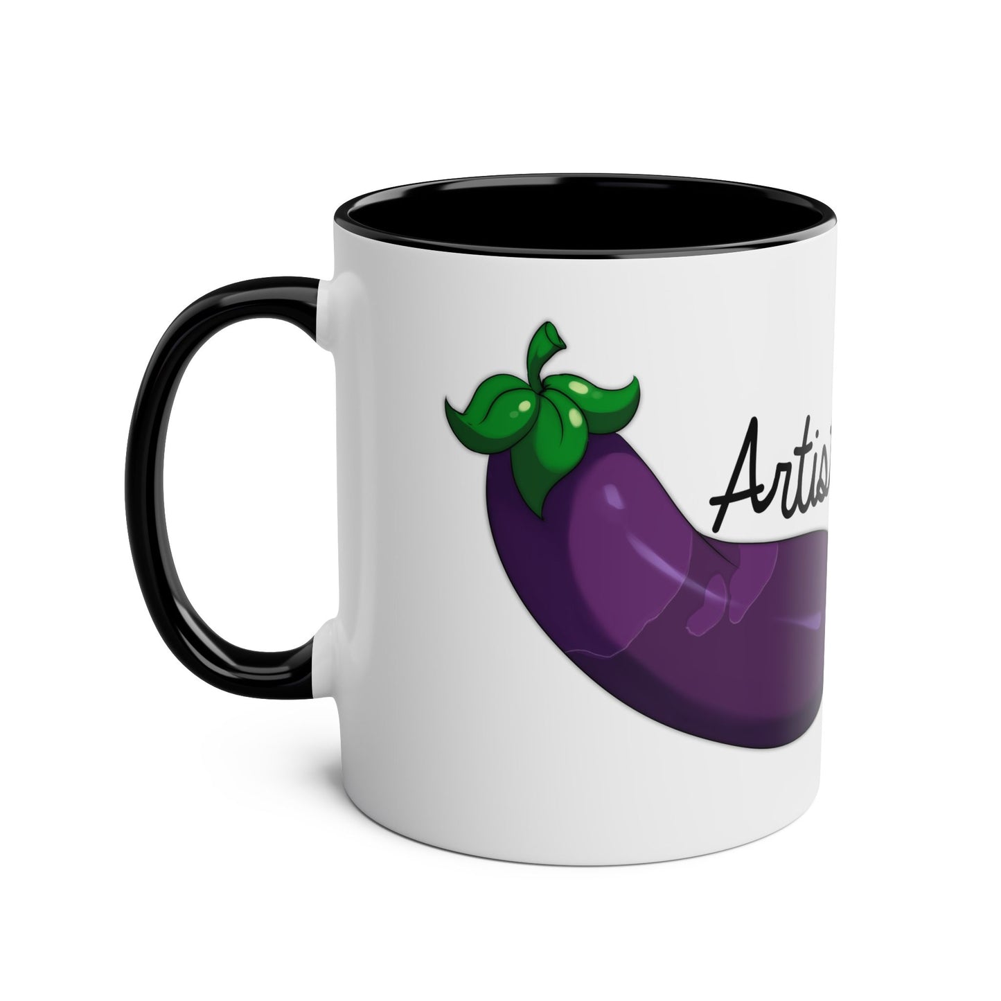 Eggplant Artist Mug, 11oz