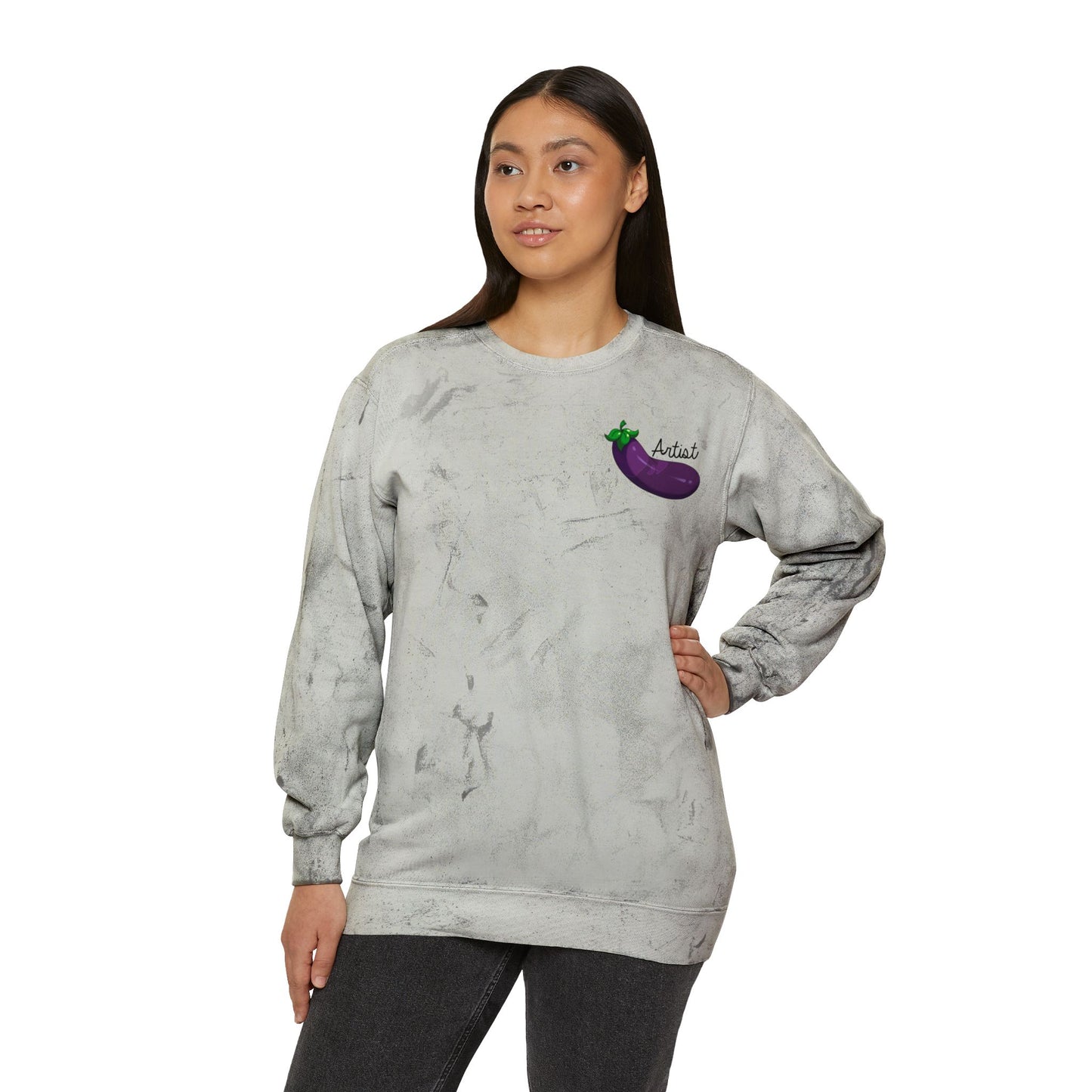 Eggplant Artist Sweatshirt