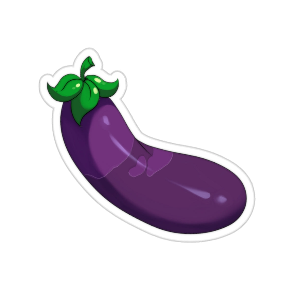 Wet Eggplant Sticker