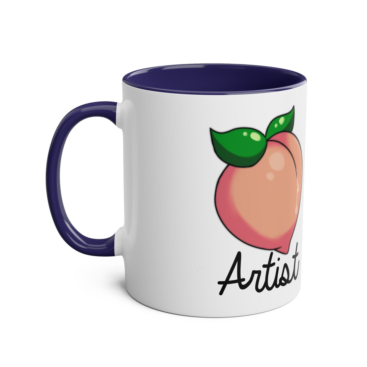 Peach Artist Mug, 11oz