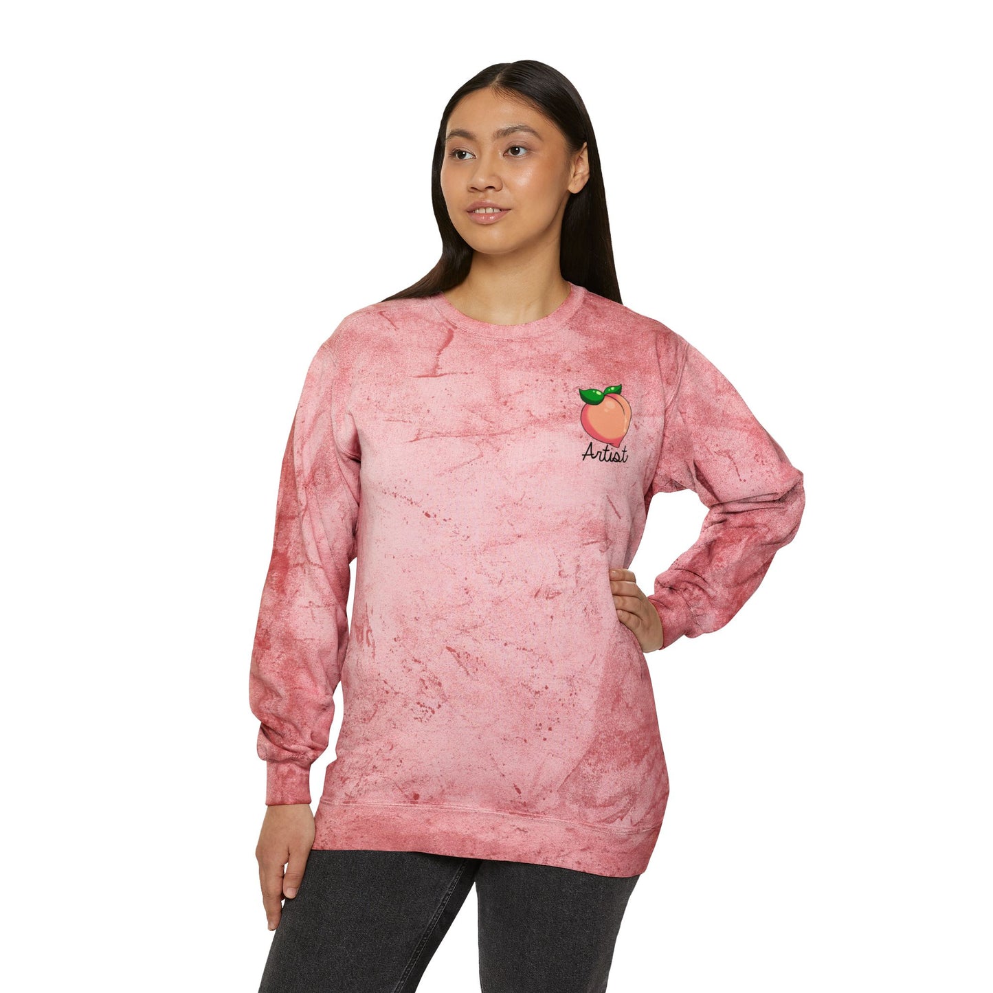 Peach Artist Sweatshirt