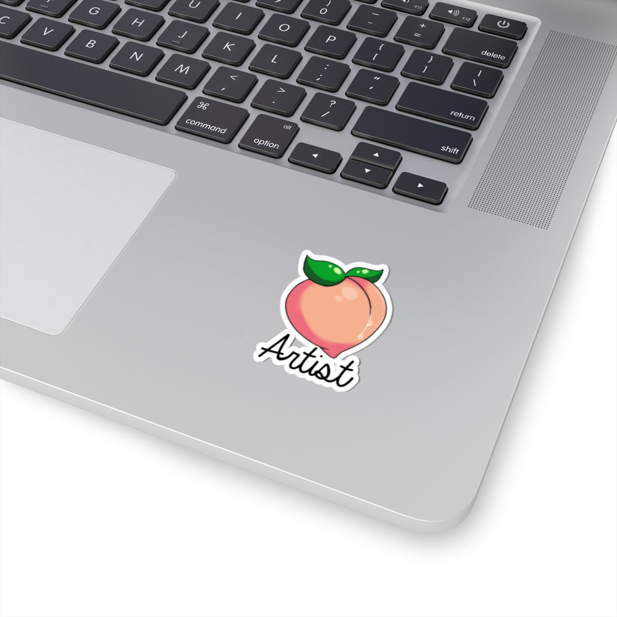 Peach Artist Sticker