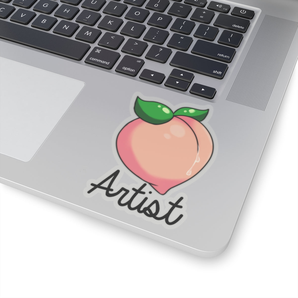 Peach Artist Sticker