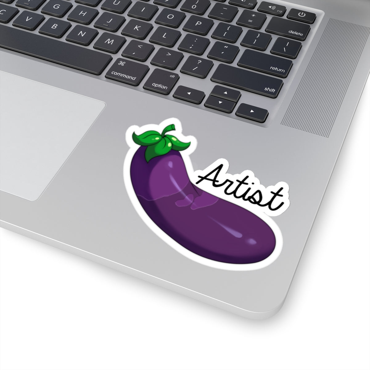 Eggplant Artist Sticker