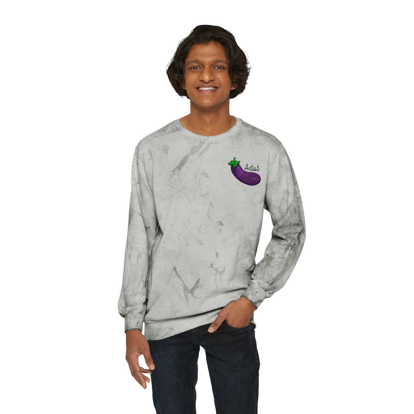 Eggplant Artist Sweatshirt