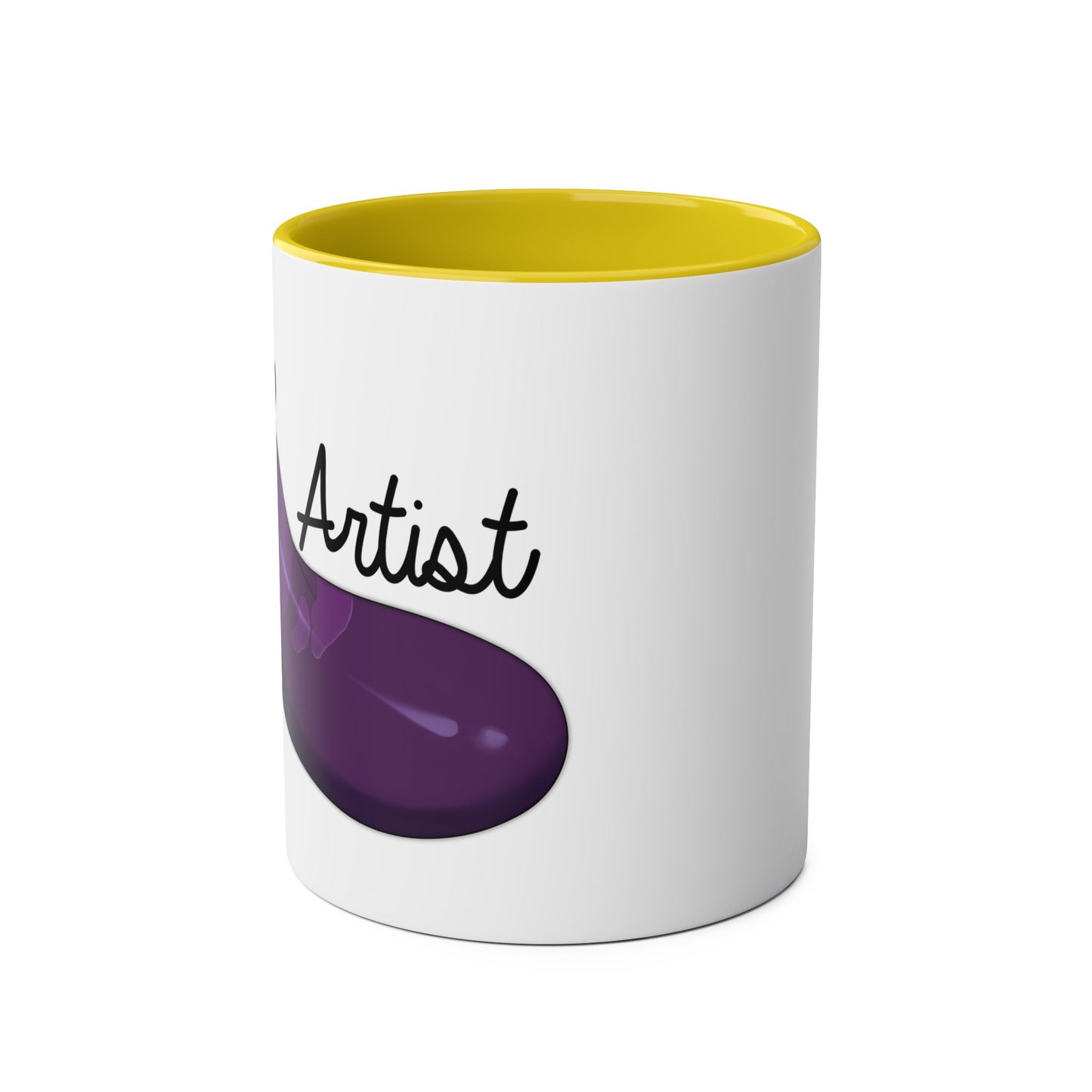 Eggplant Artist Mug, 11oz