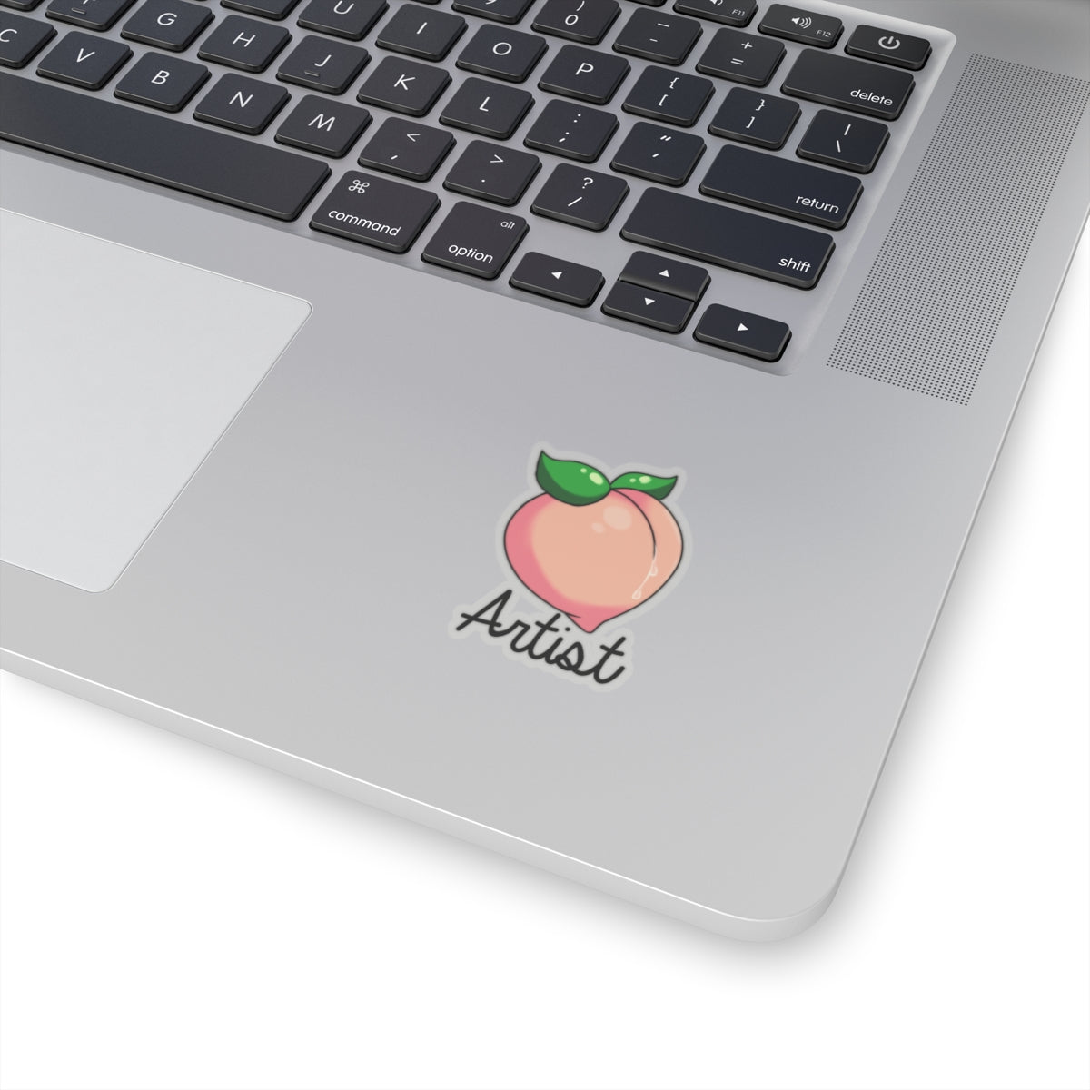 Peach Artist Sticker