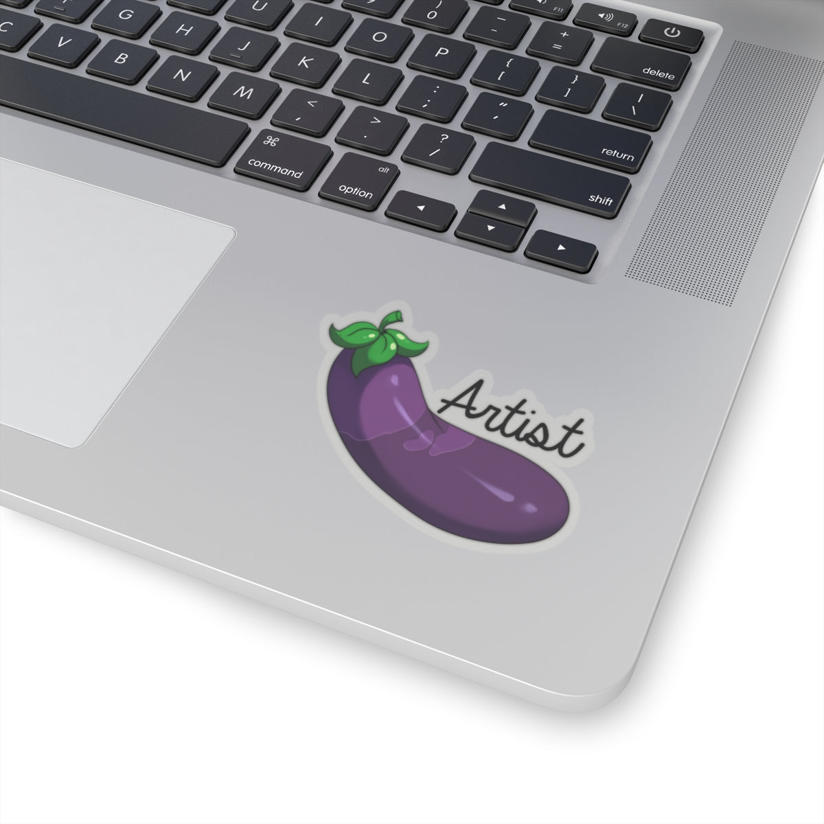 Eggplant Artist Sticker