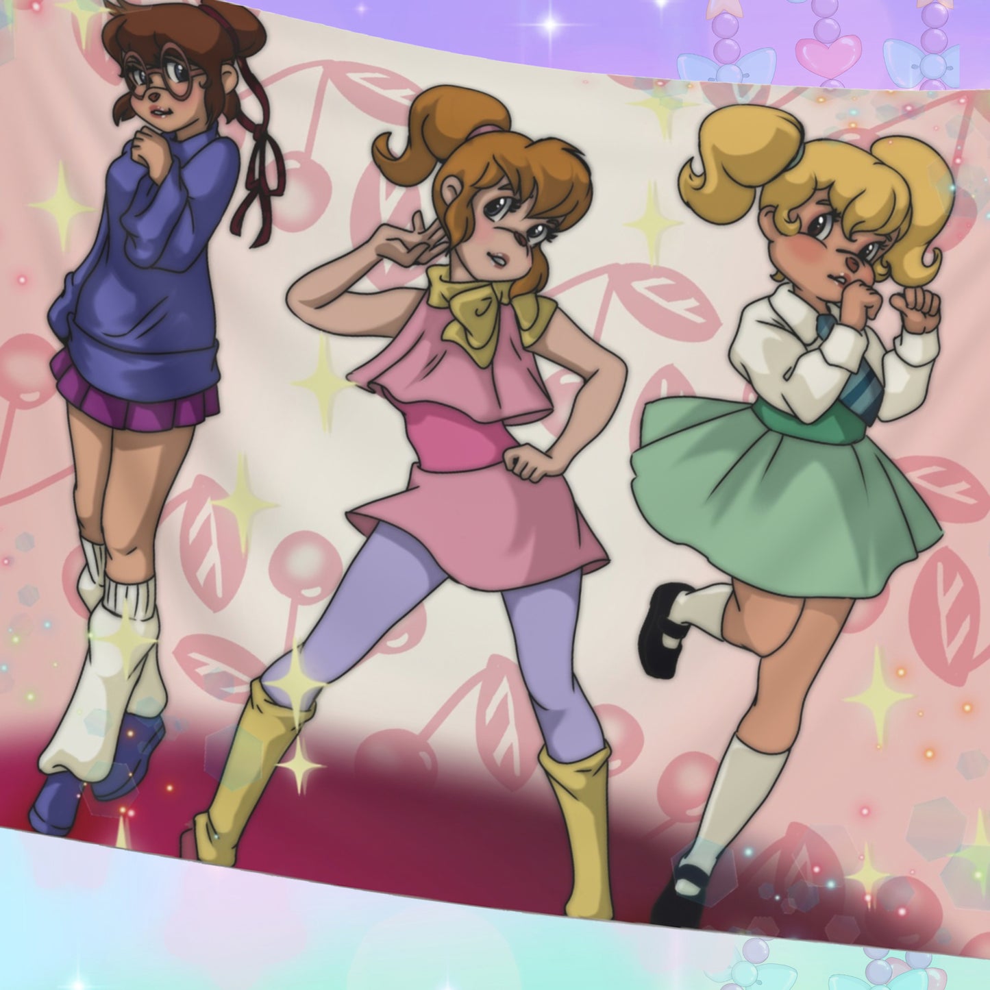 Chipettes Wall Tapestry