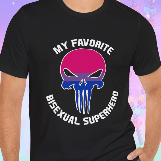 Punisher - Bisexual Superhero Tee