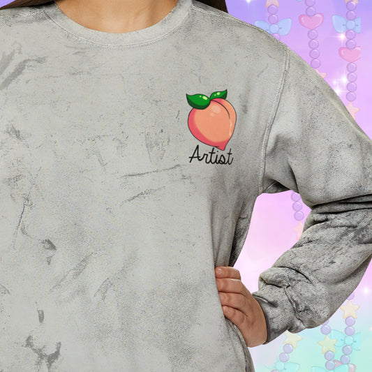 Peach Artist Sweatshirt