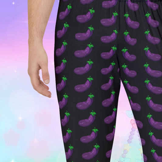 Wet Eggplant Men's Pajama Pants