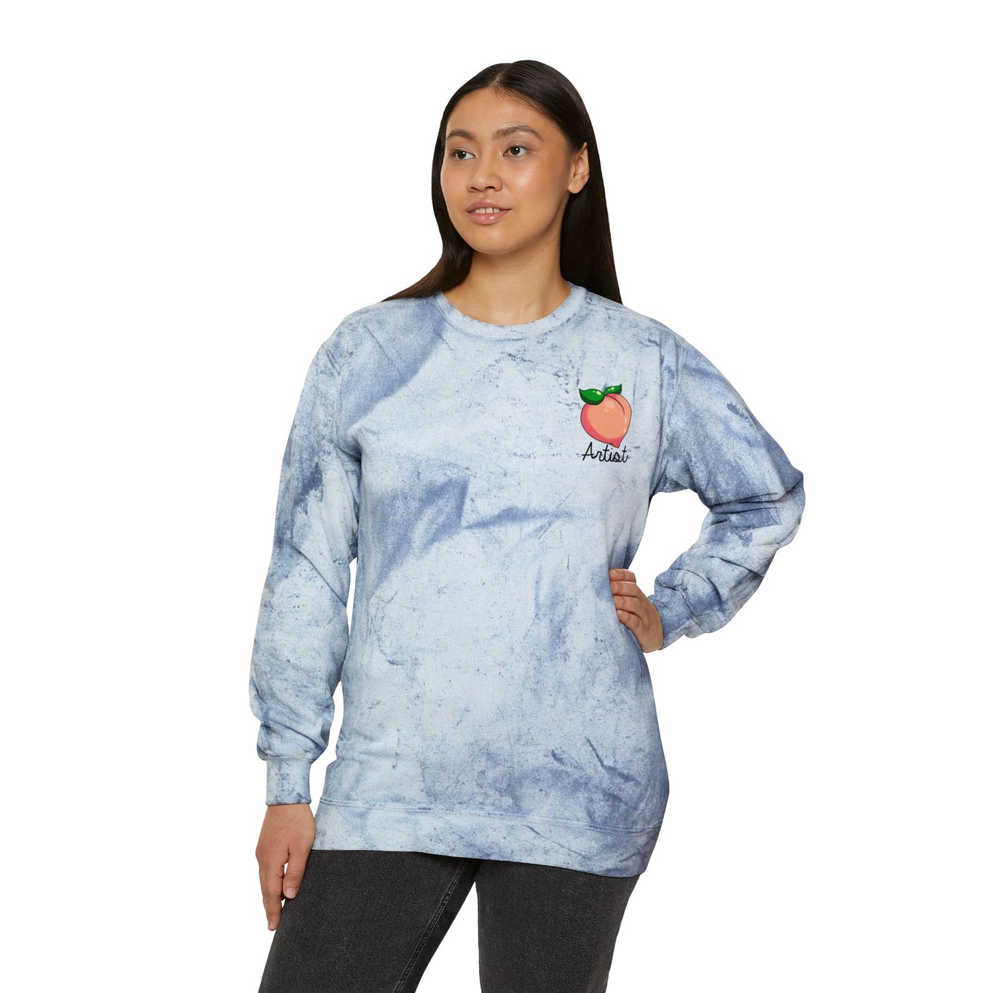 Peach Artist Sweatshirt