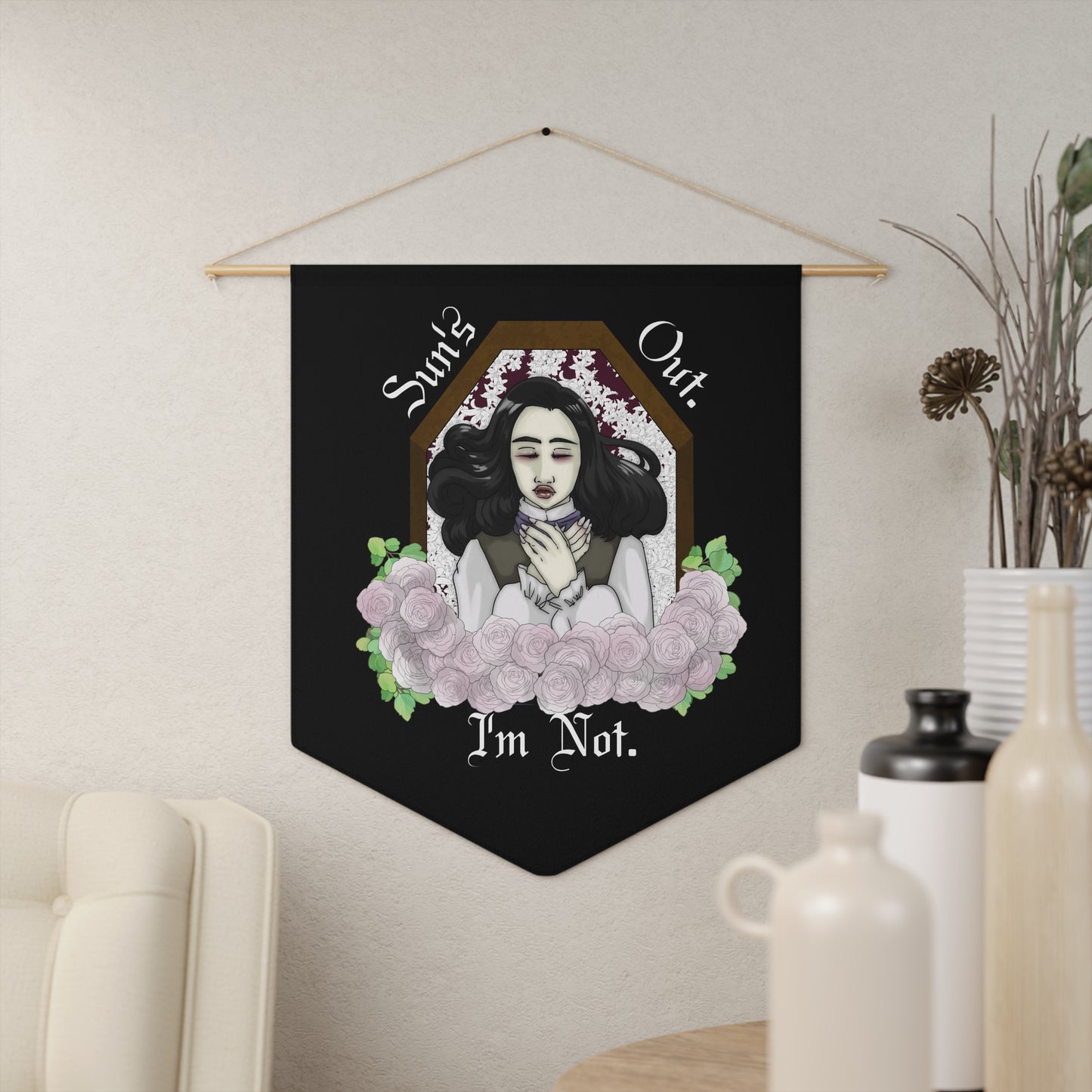 Vampire Chronicles- Louis Wall Pennant.