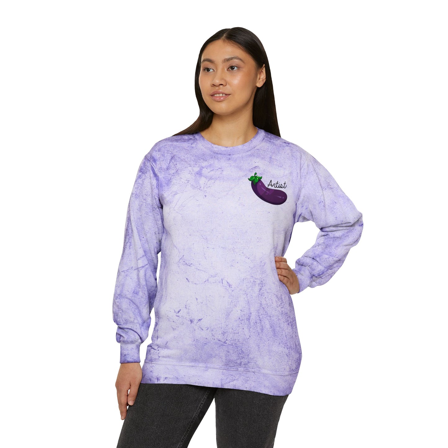 Eggplant Artist Sweatshirt