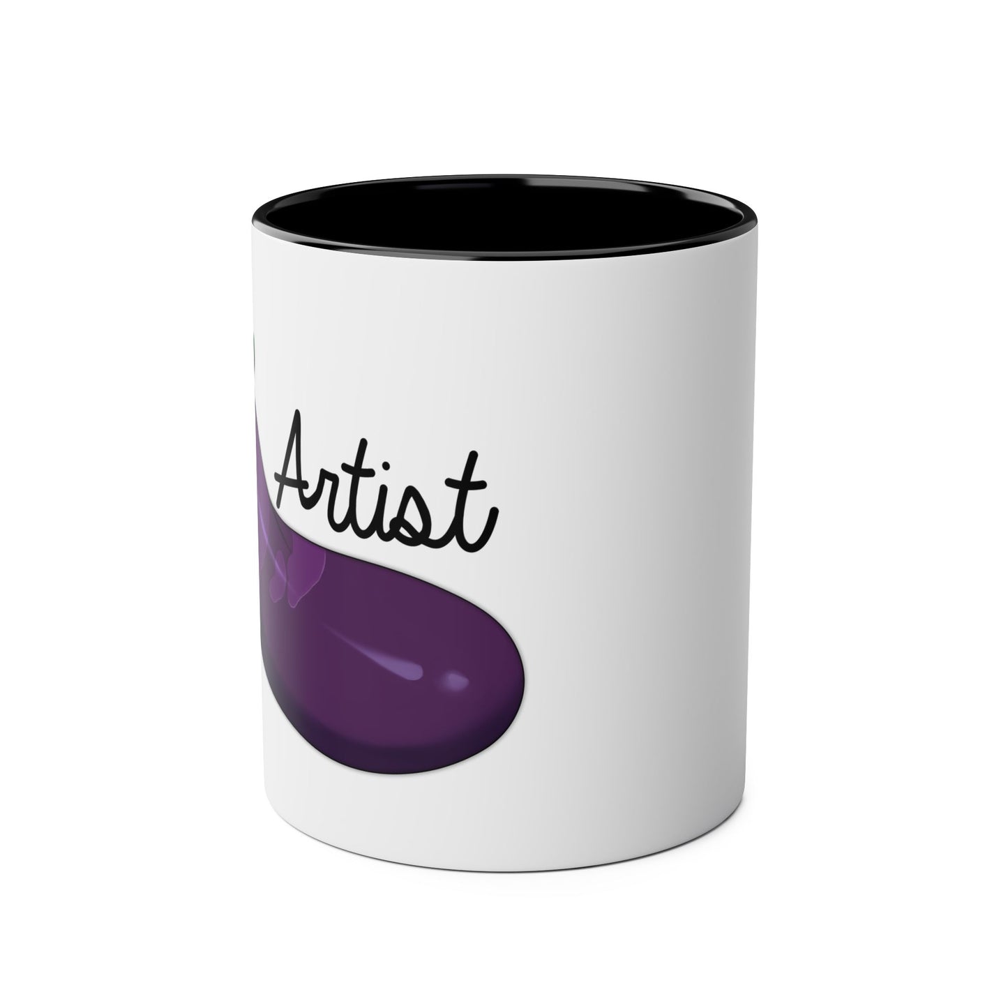 Eggplant Artist Mug, 11oz