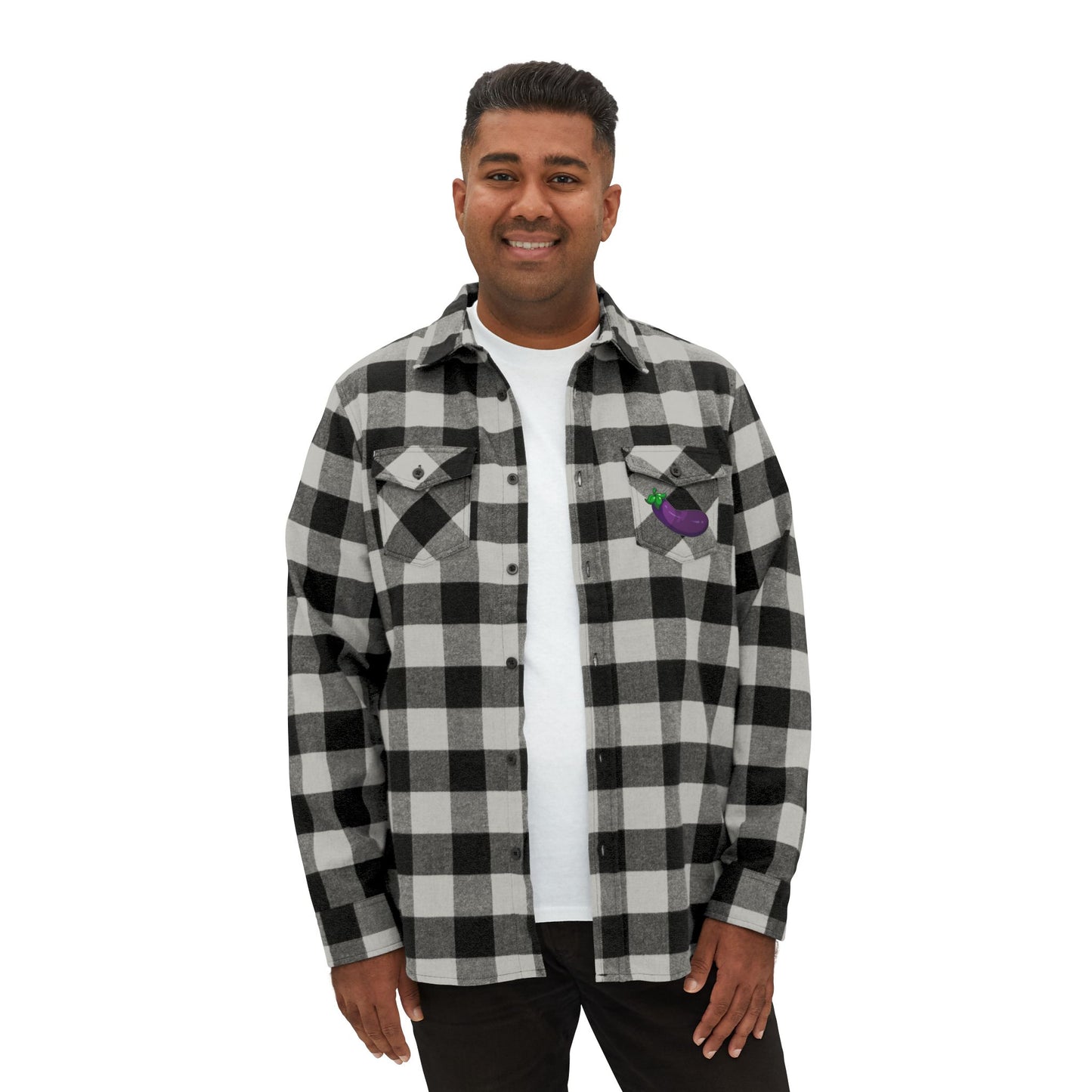 Wet Eggplant Flannel Shirt