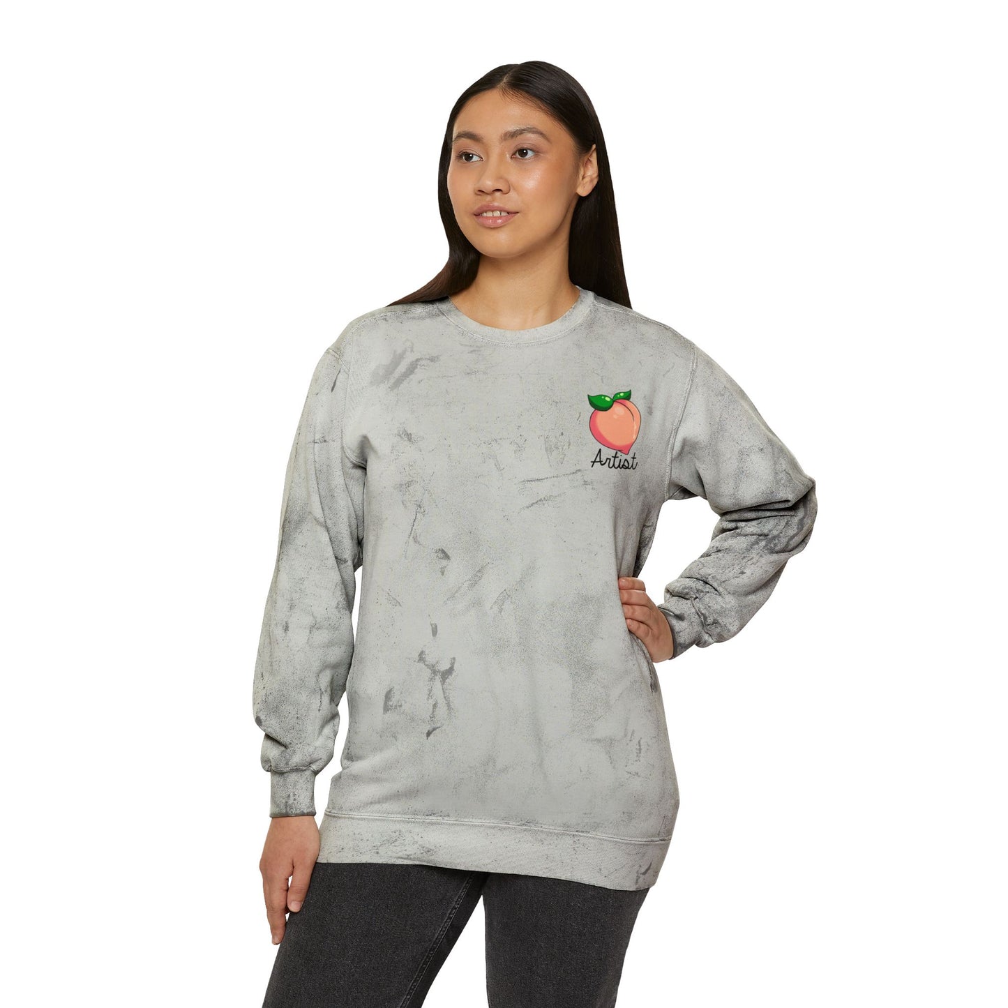 Peach Artist Sweatshirt