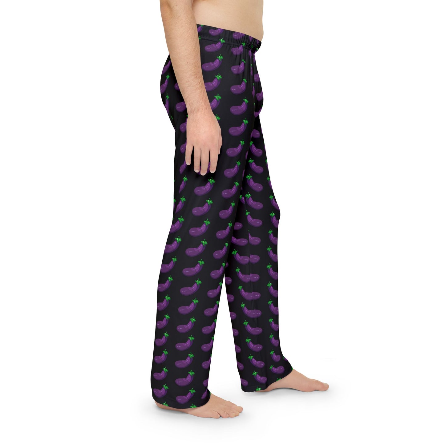 Wet Eggplant Men's Pajama Pants