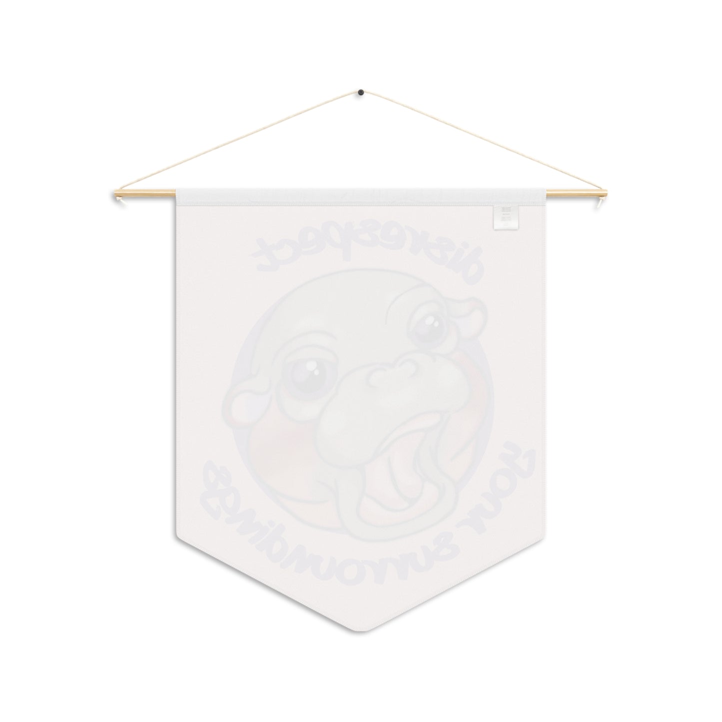 Moo Deng Wall Pennant