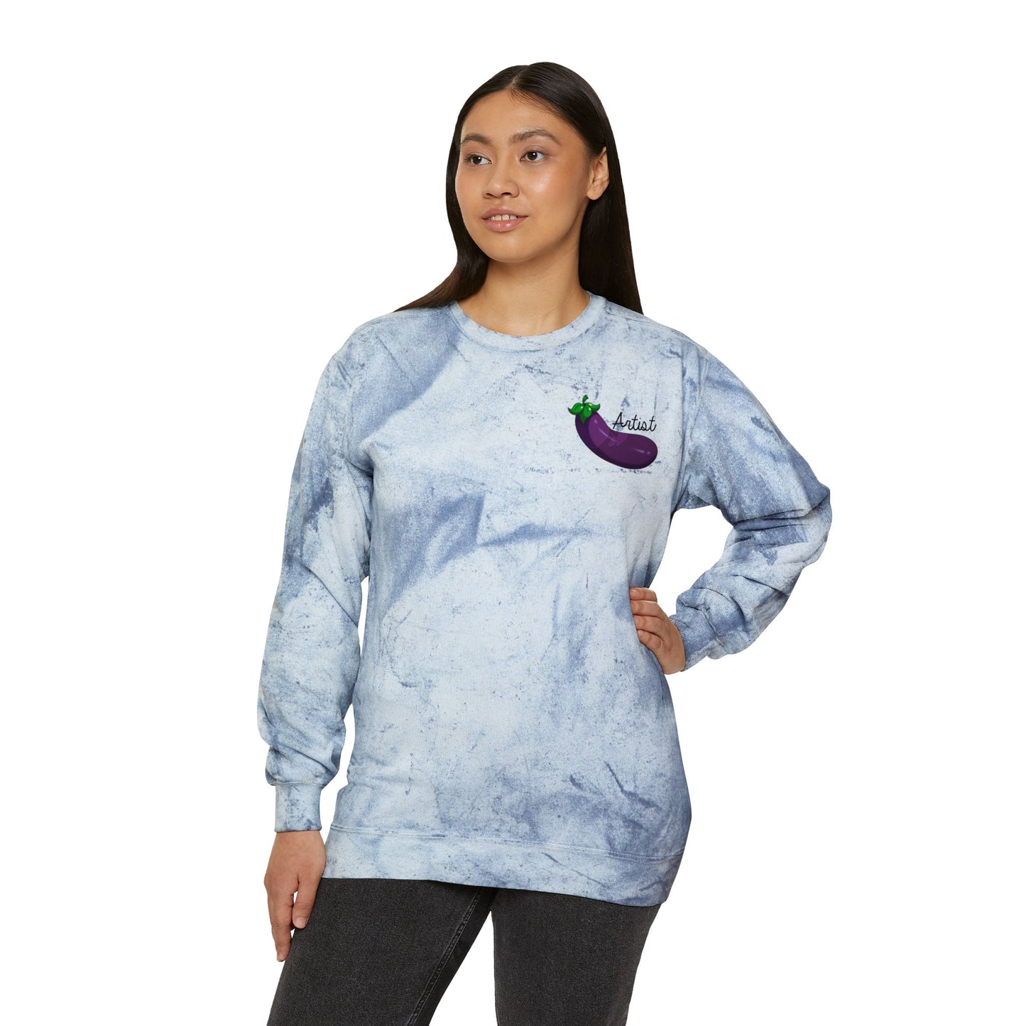 Eggplant Artist Sweatshirt