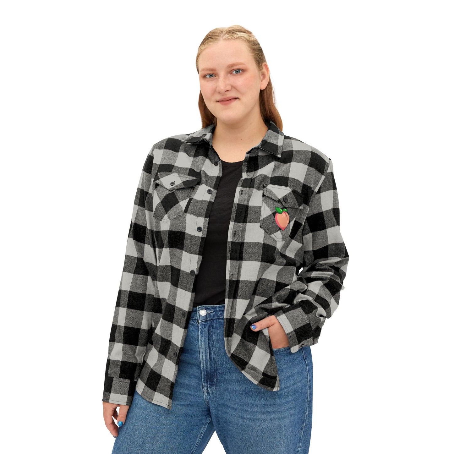 Wet Peach Pocket - Flannel Shirt