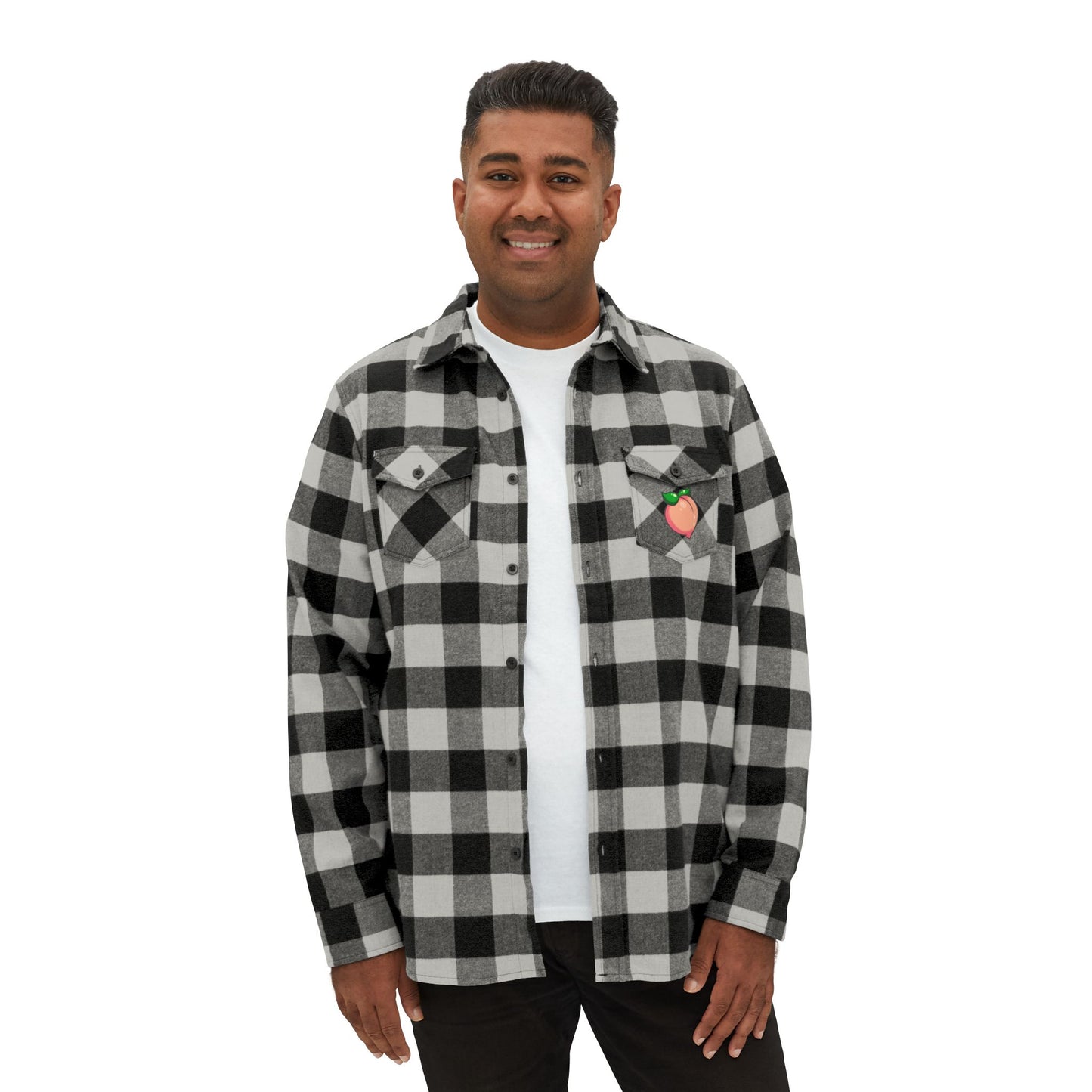 Wet Peach Pocket - Flannel Shirt