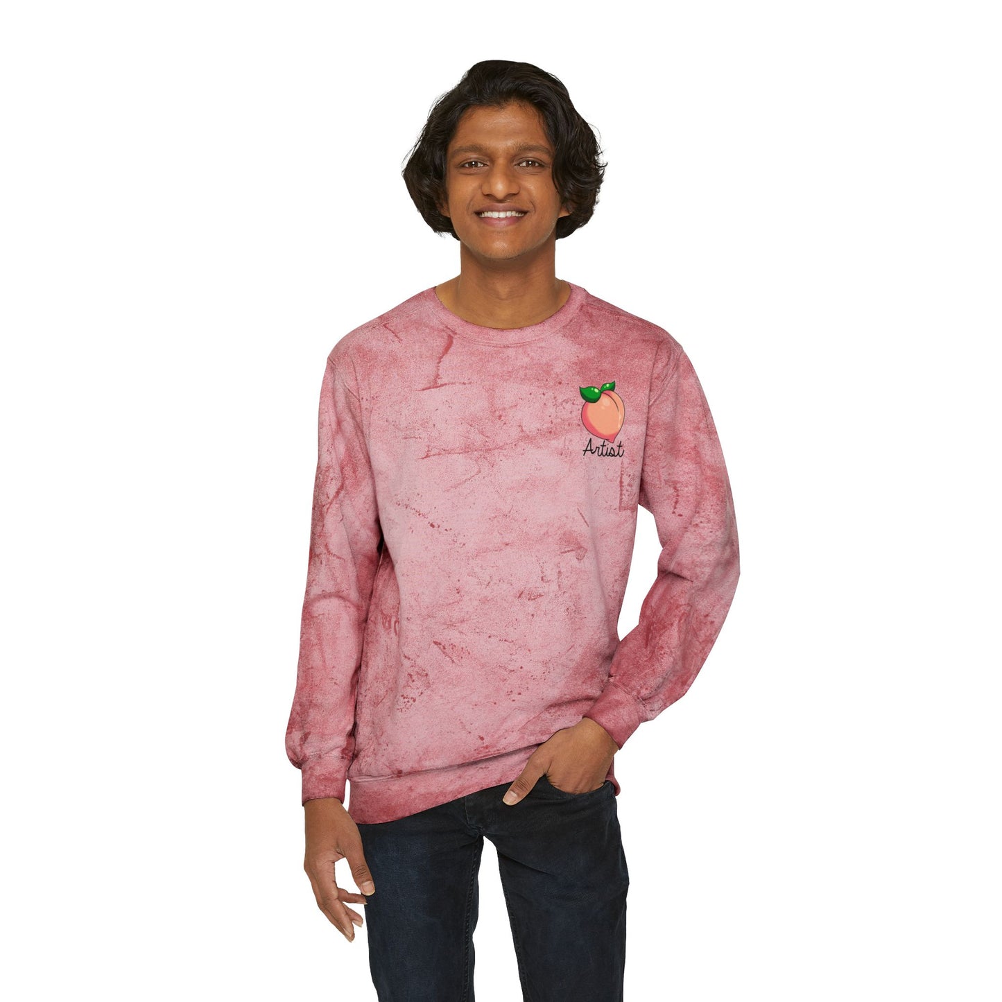 Peach Artist Sweatshirt