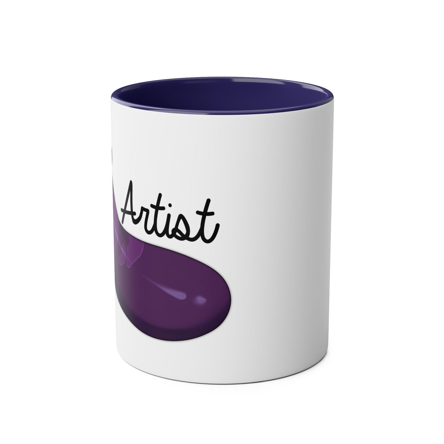 Eggplant Artist Mug, 11oz